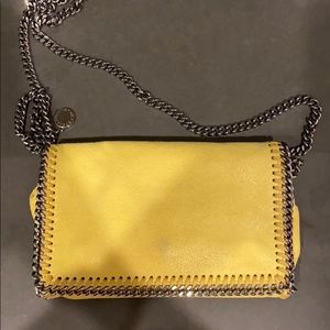 Stella McCartney Fallabella Flap Bag, Yellow